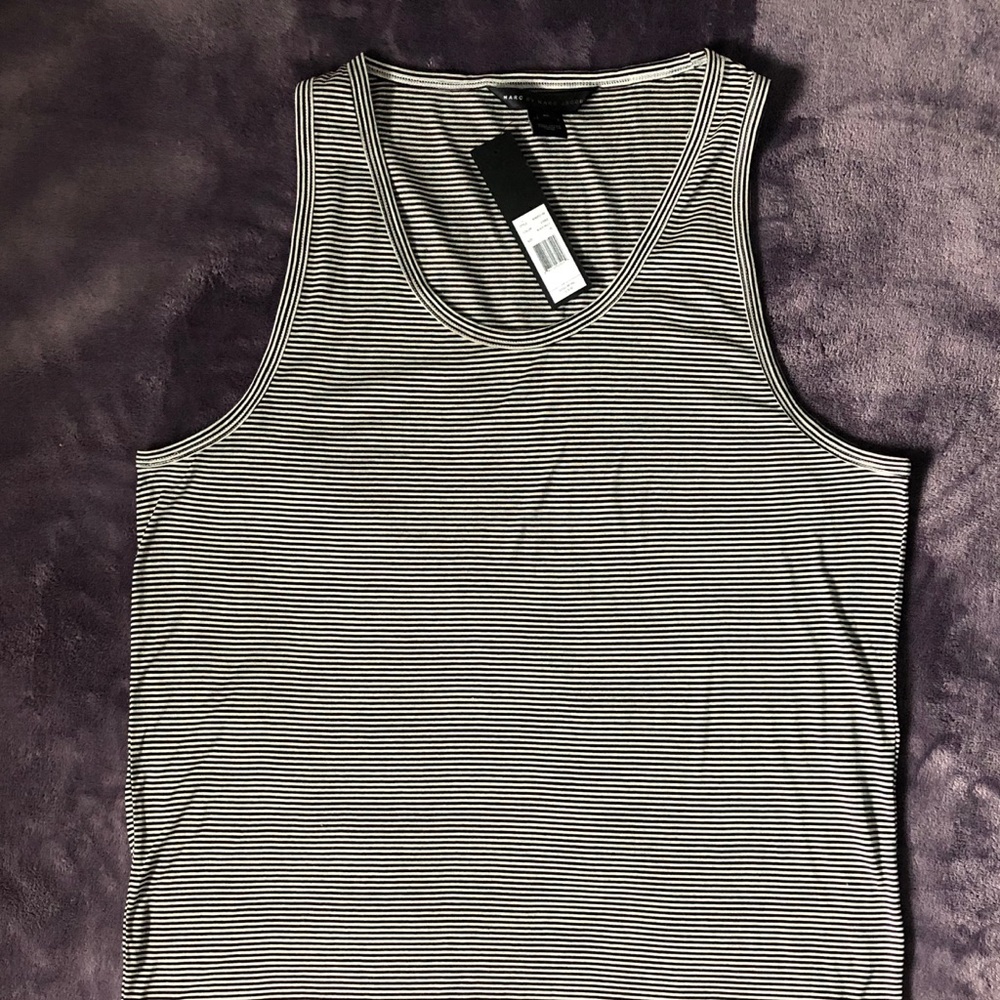 MARC BY MARC JACOBS Black multi tank top